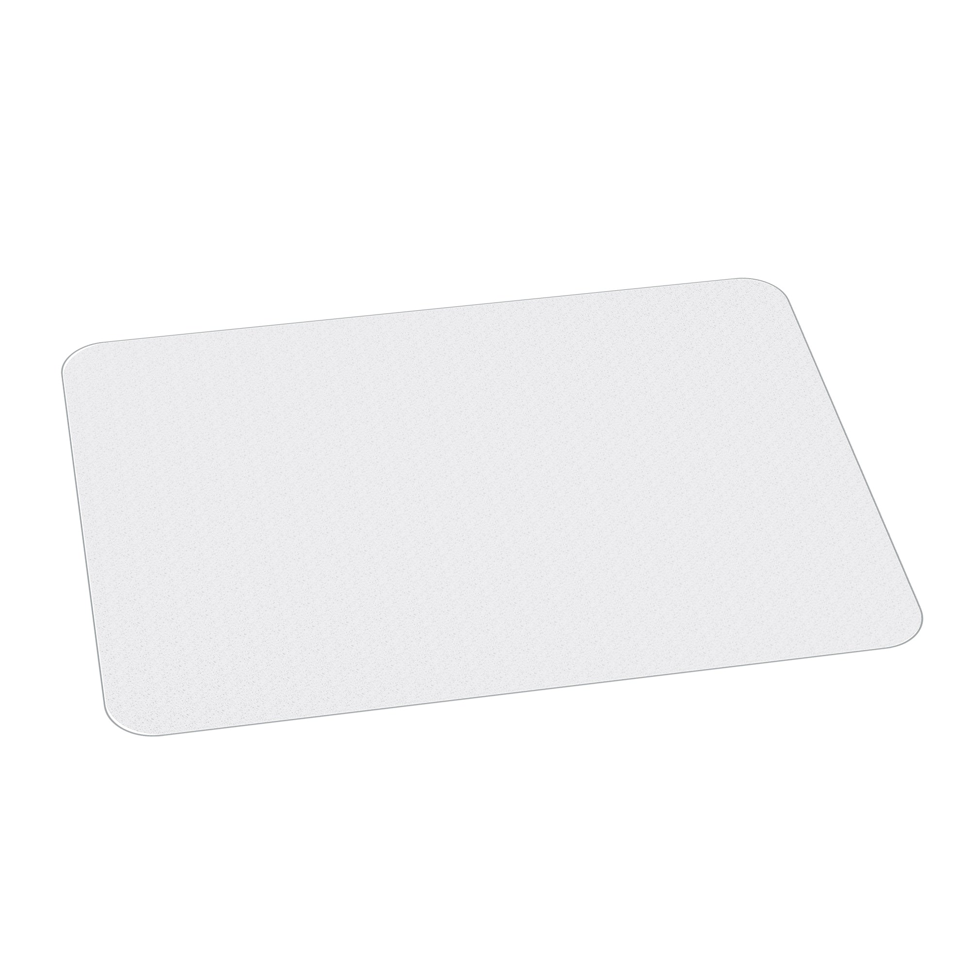Non-slip floor-saving office chair mat in plastic, 90x120cm, transparent - Borgè