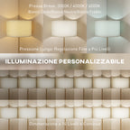 Floor Lamp with Remote Control and Adjustable Brightness 3000K-6000K, Fabric Lampshade, Gold