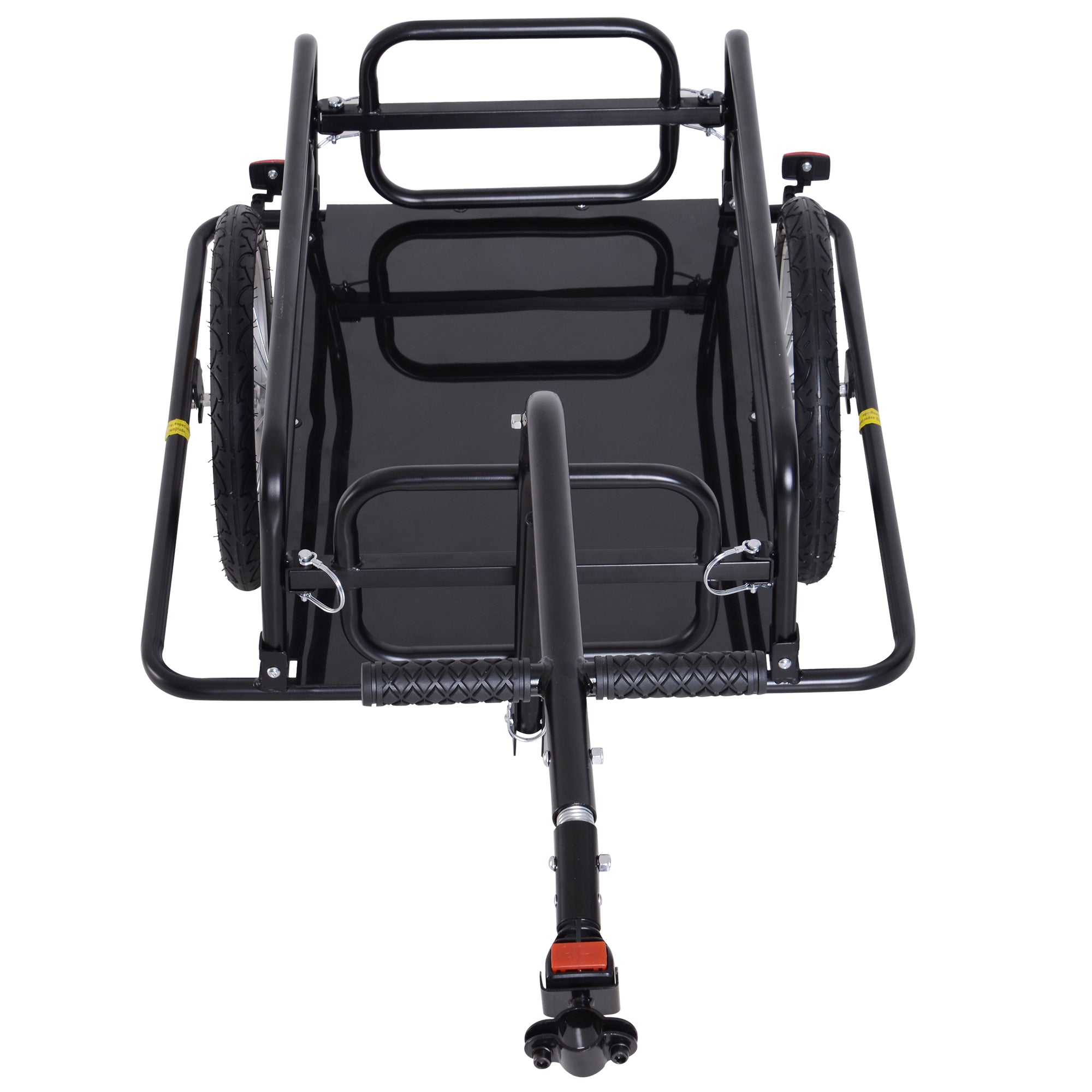 Folding Bike Trailer, 36kg Load Capacity, 156x72x82cm
