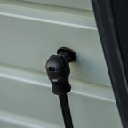 Garden Storage Bench with Key, Modern Steel Chest, Grey, 120x62x62cm - Borge' Group Limited