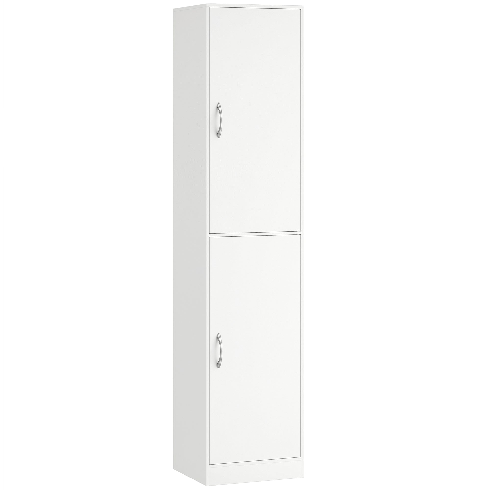 HOMCOM 180cm High Bookcase, Modern Shelving Unit with 5 Adjustable Shelves for Bedroom or Study.