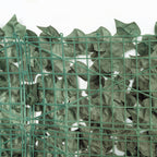 Outsunny Faux Ivy for Balcony in Anti-UV PE, Artificial Hedge Roll with Leaves, 240x100cm, Dark Green