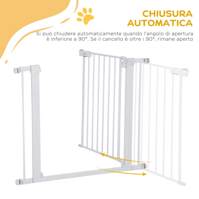 Dog Safety Gate, Pressure Fit, Adjustable Width 75-96cm - Borge' Group Limited