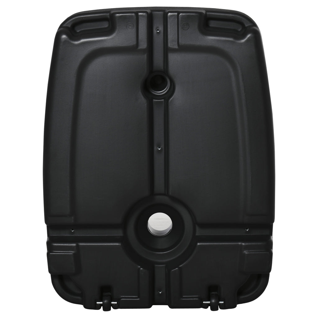 Fillable Arm Umbrella Base up to 75kg with T-Base Included, 80x60x17cm, Black