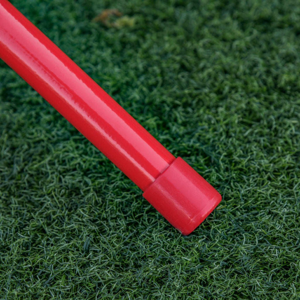 Garden Table and 2 Folding Chairs Set, Outdoor Table and Chairs with Umbrella for Children in Metal and Polyester, Red