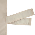 (COVER ONLY) 3x3m Polyester Gazebo Pergola Cover with Pockets and Straps, 488x122cm, Khaki