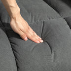 Lift Massage Reclining Chair with 2 Pockets and Remote Control, 93x104x105 cm, Grey