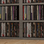 CD Shelving Set with 204 CD Shelves for 204 CDs, 21x22.5x88.5 cm, Grey