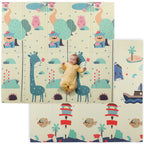 Animal-Themed Children's Rug for 0-6 Years Old with Waterproof Surface in Multi-Color XPE, 196x176x1.5 cm