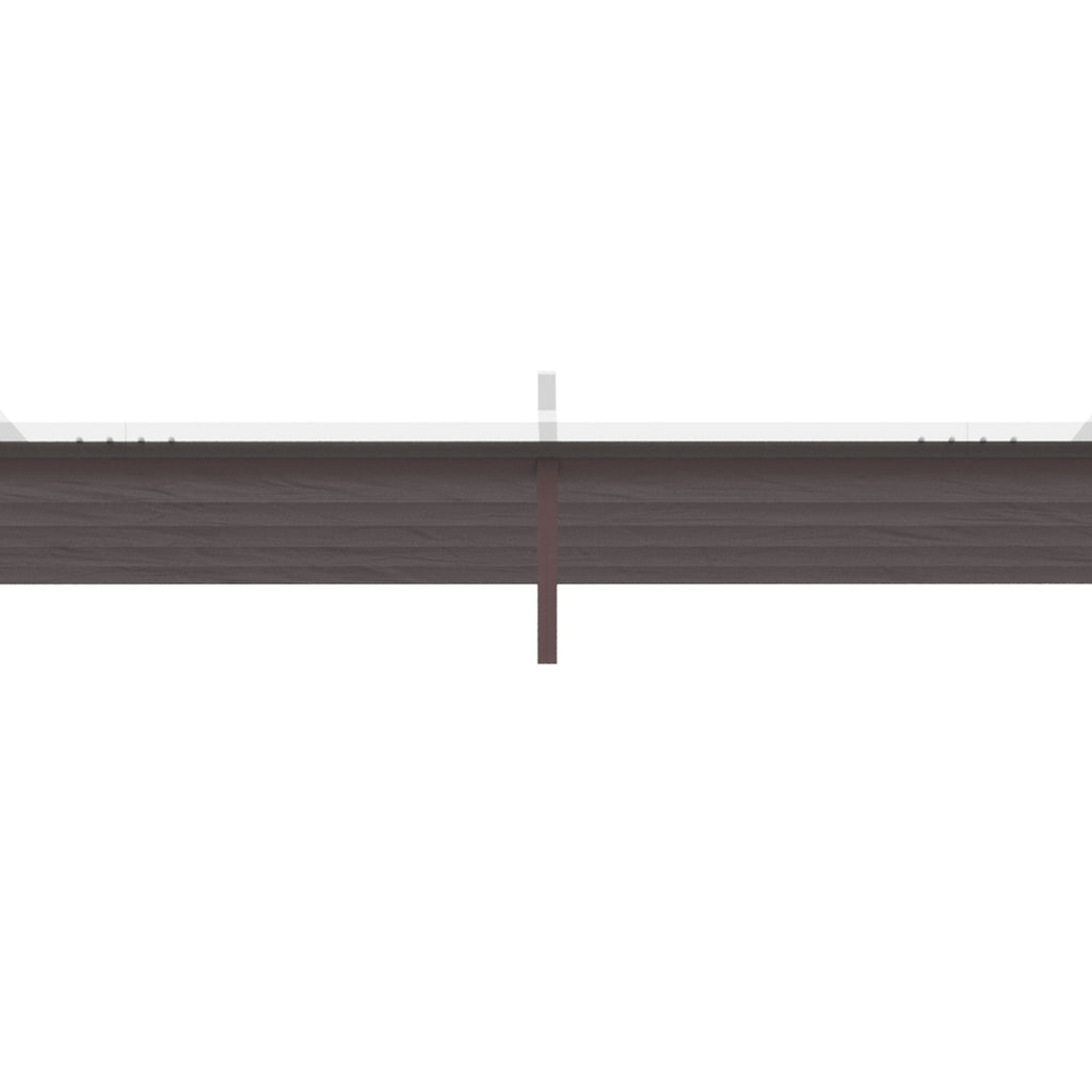Pergola Gazebo Cover 4x3 m Breathable Polyester Coffee with 10 Drainage Holes (COVER ONLY)