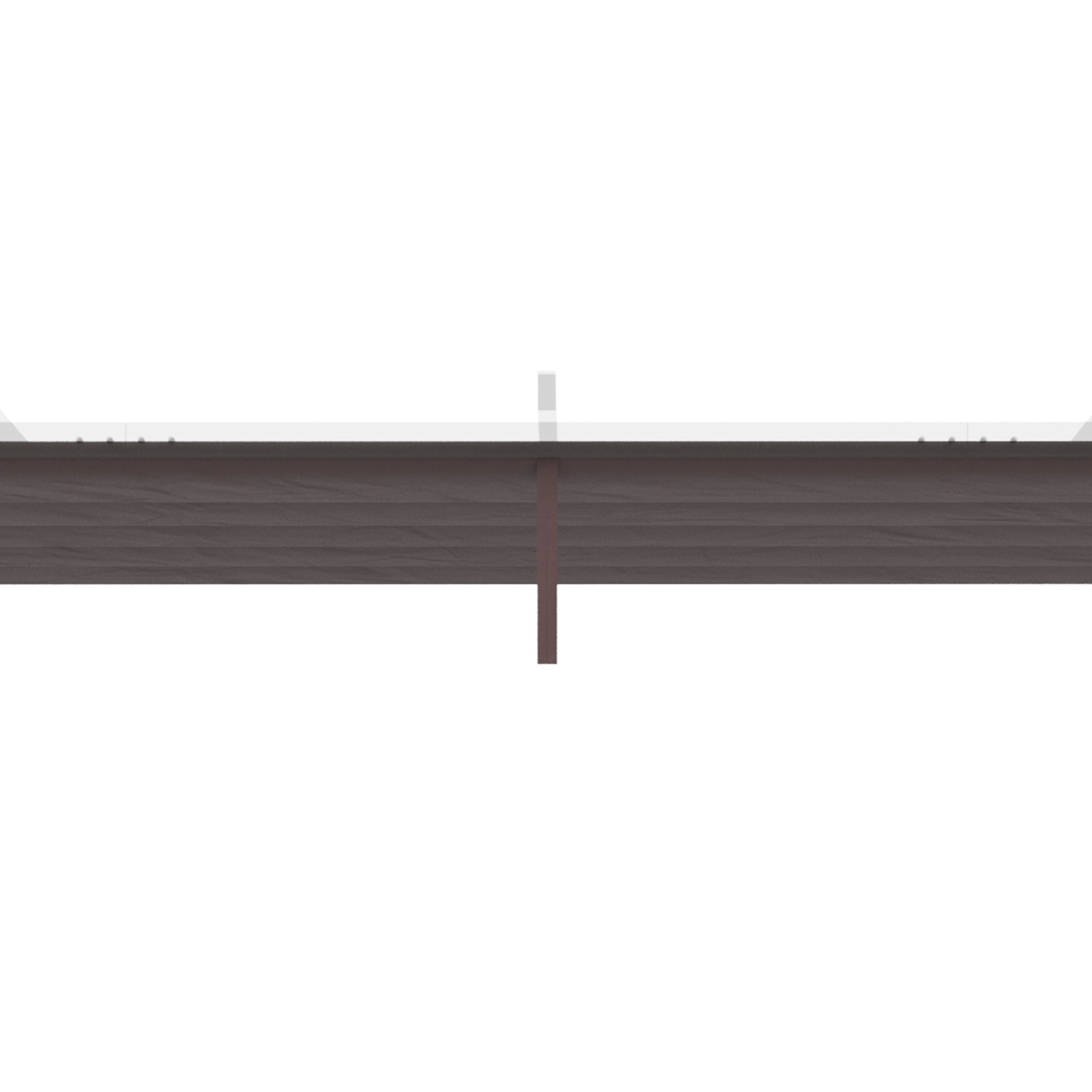 Pergola Gazebo Cover 4x3 m Breathable Polyester Coffee with 10 Drainage Holes (COVER ONLY)