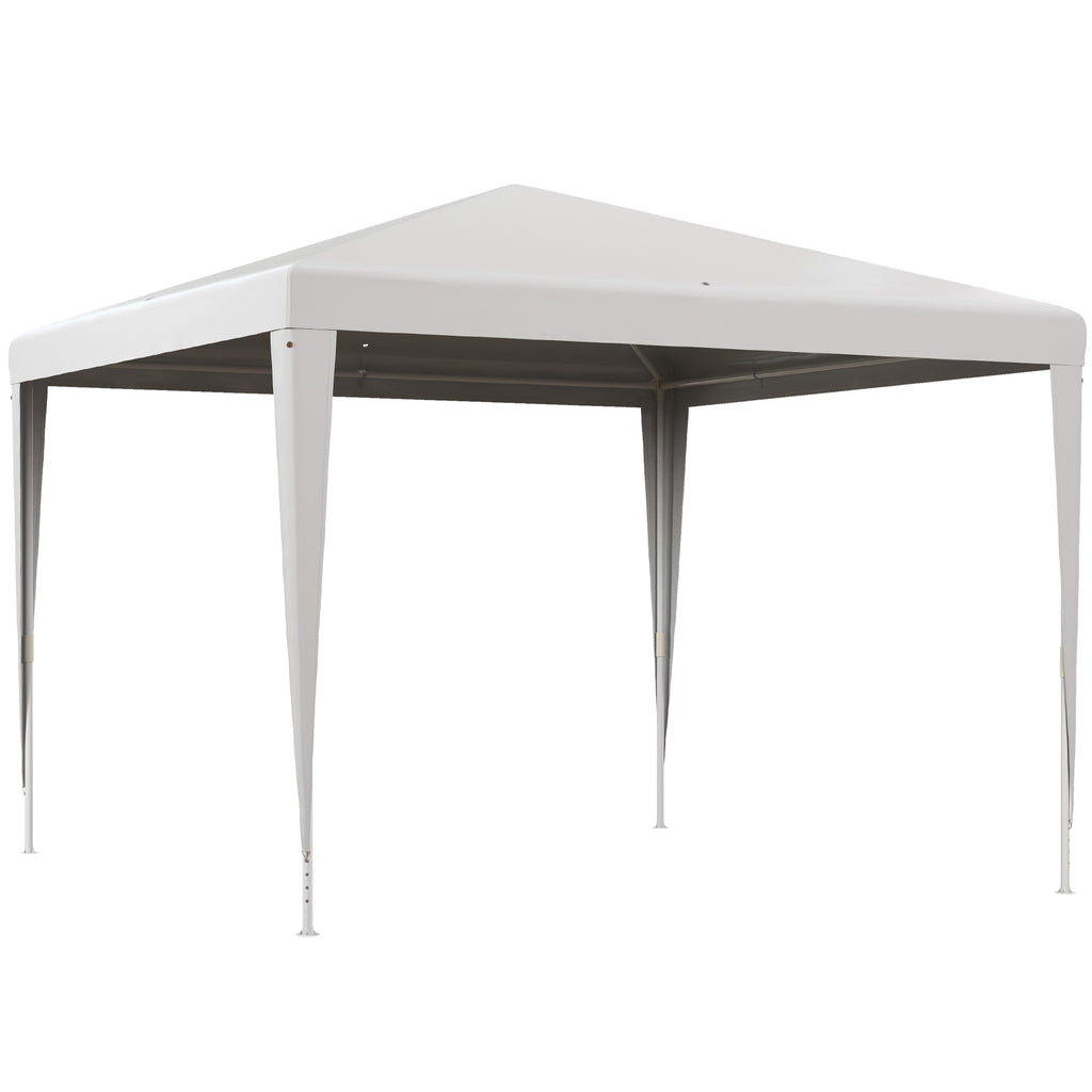 Garden Gazebo 3x3 m Foldable and Portable with Anti-UV Cover, White