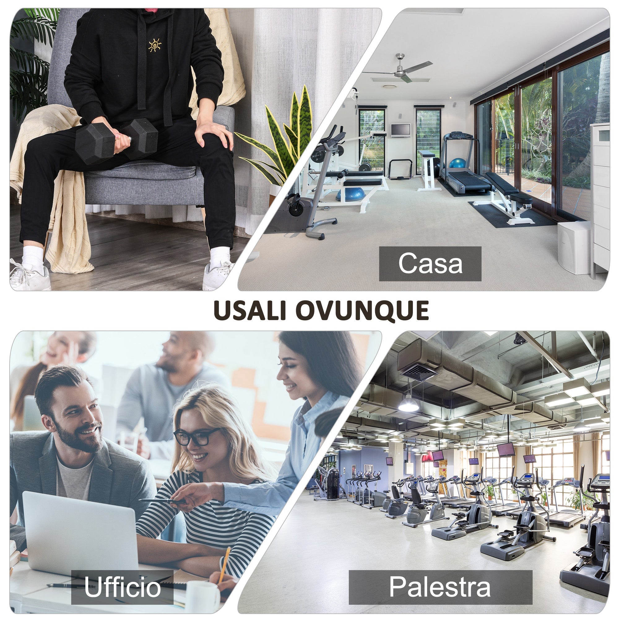 12.5kg Hex Single Dumbbell with Non-Slip Knurled Grip, Black