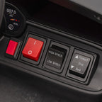 Electric Police Car for Kids with Remote Control, Horn and Built-in Music, 96x60x45 cm