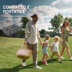 Modern Outdoor Rug Black and Grey PP with Reversible and Foldable Design, 182x274 cm