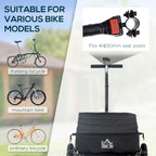 Steel Bicycle Trailer Storage 144×59×80cm