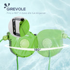 Wall Mounted Lockable Retractable Plastic Hose Reel with 180° Rotation, 35.5x11. 5x27. 5 cm, Green 4.8