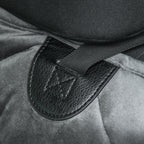 Velvet Dog Car Seat Cover with Non-Slip Backing and Attachment Straps, 160x145cm, Grey
