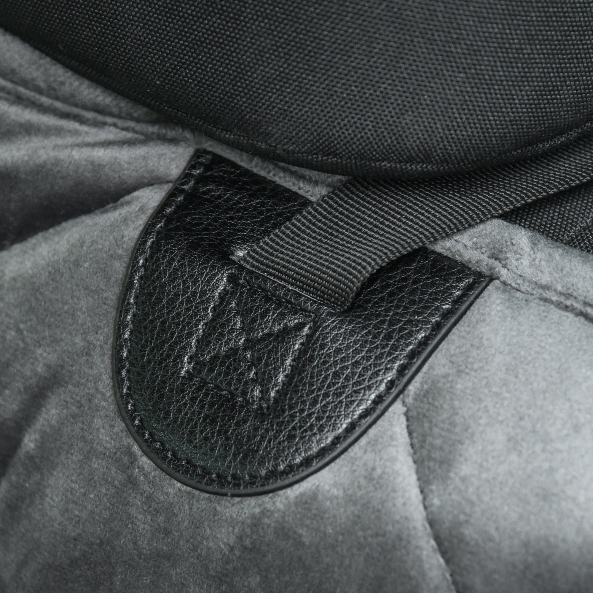 Velvet Dog Car Seat Cover with Non-Slip Backing and Attachment Straps, 160x145cm, Grey