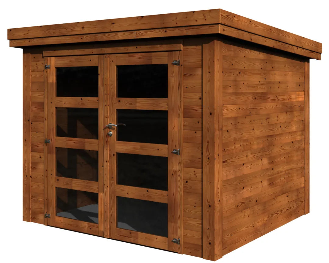 Picotranella | Wooden Garden House / Shed 28 mm, 245 x 220 cm. 5,4 m² - Borgè