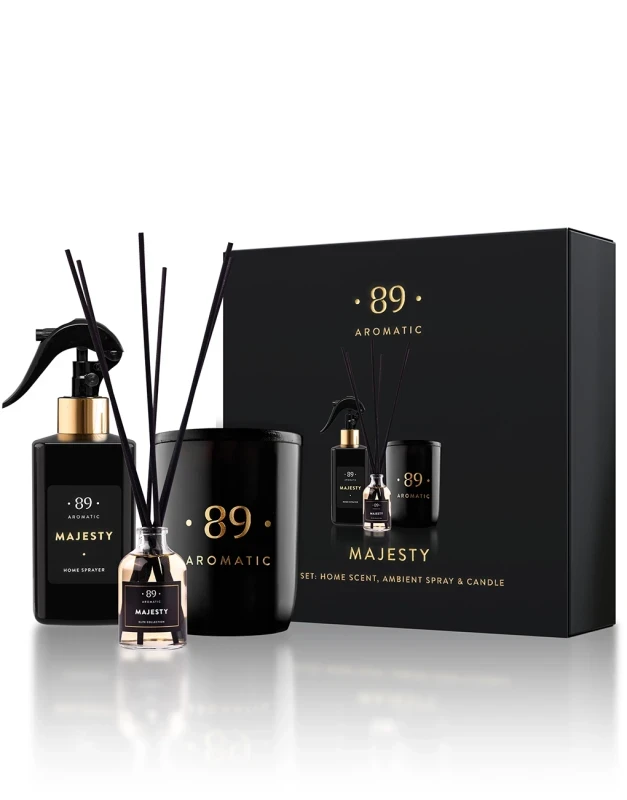 SET: Home Fragrance, Ambient Spray & Perfumed Candle