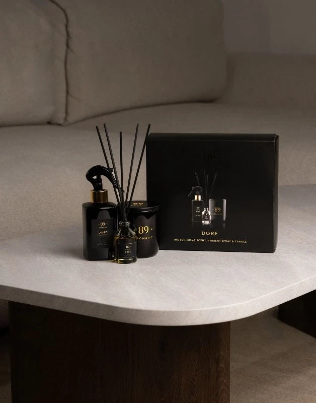 SET: Home Fragrance, Ambient Spray & Perfumed Candle