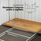 Outsunny 1.5x2m Metal Tool Shed with Base, Sliding Door and Sloped Roof, Green