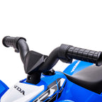 Electric Quad Bike for Children 18-36 Months with LED Lights, Horn and Pedals, 65.5x38.5x43.5 cm, Blue