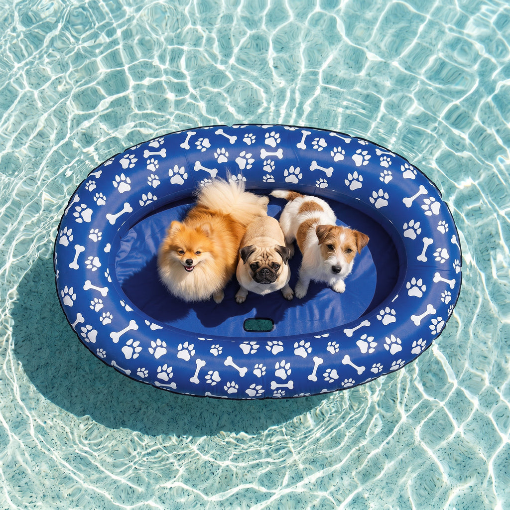 PawHut Inflatable Dog Float for Small and Medium Dogs