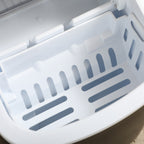 Ice Maker 9 Cubes in 6-12 Minutes with Basket and Scoop Included, 23.8x30.5x29 cm, Black