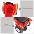 Children's Quad Bike Toy with Horn, Music and Lights, 60x38x42 cm, Red PP
