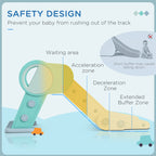 Foldable Plastic Children's Slide, Ages 18 Months-3 Years, 102 x 53 x 53 cm, Green