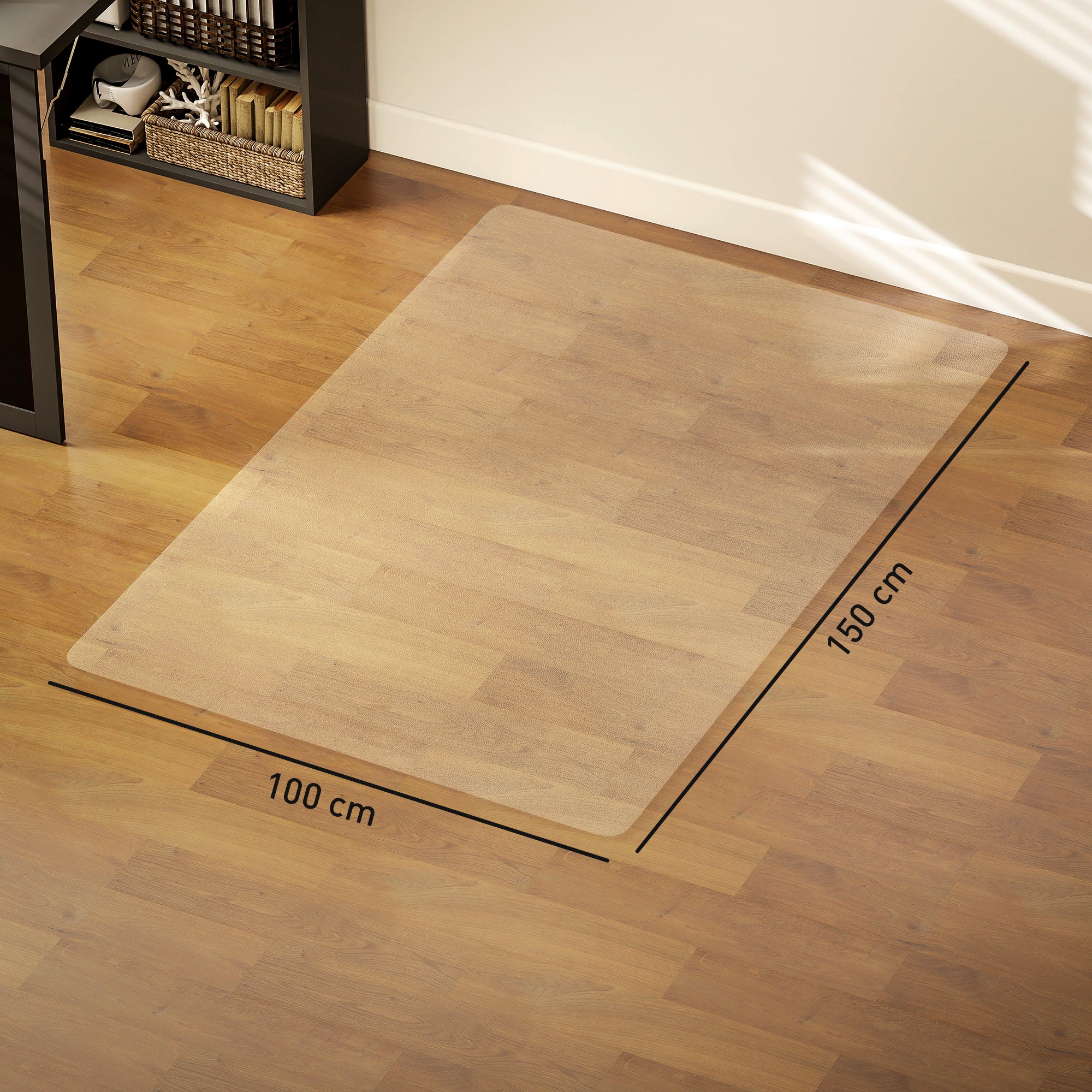 100x150cm Clear Plastic Floor Protector for Office Chairs