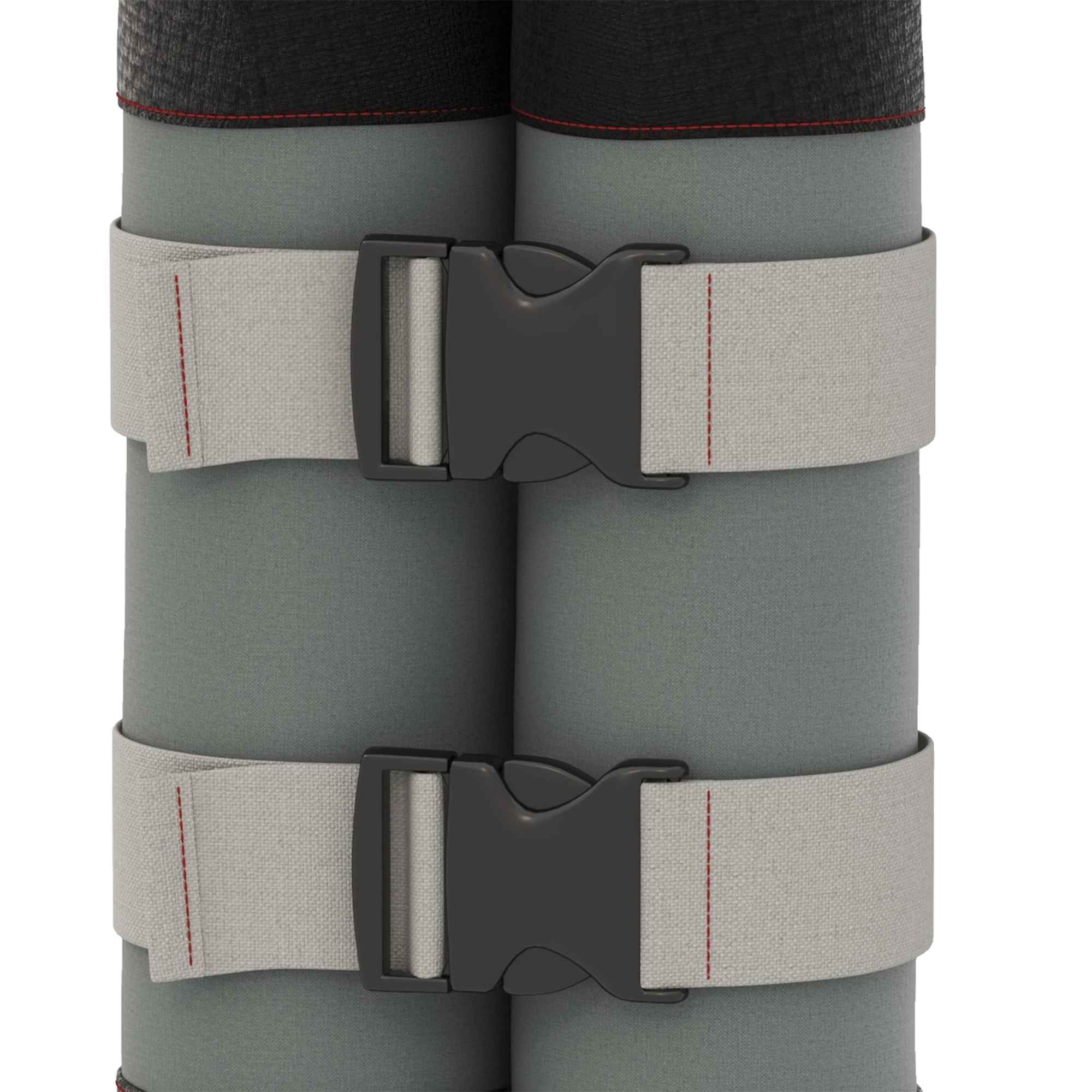 Outsunny Set of 4 Gazebo Weights, Fillable with Sand up to 12 kg, in 168D Oxford Fabric, 20x10x43 cm, Black and Grey