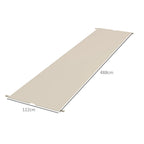 (COVER ONLY) 3x3m Polyester Gazebo Pergola Cover with Pockets and Straps, 488x122cm, Khaki