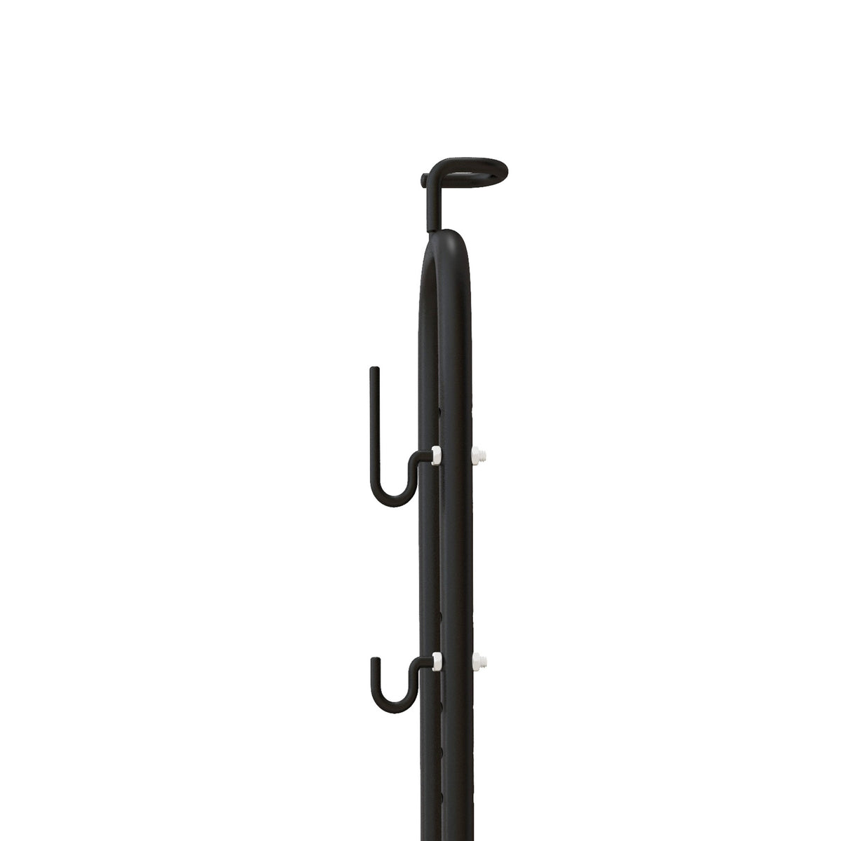 HOMCOM Bike Stand with Adjustable Hooks, Compatible with 24"-29" and 700c Bikes, for Garage, Indoor and Outdoor, Black