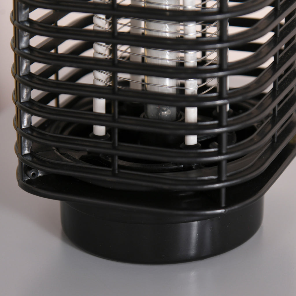Mosquito Killer Lamp with UV Light for Indoor and Outdoor Use, 11x11x26 cm, Black