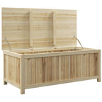 Outsunny Bench Garden container 172L in fir wood, 120x55x45cm, wood color - Borgè