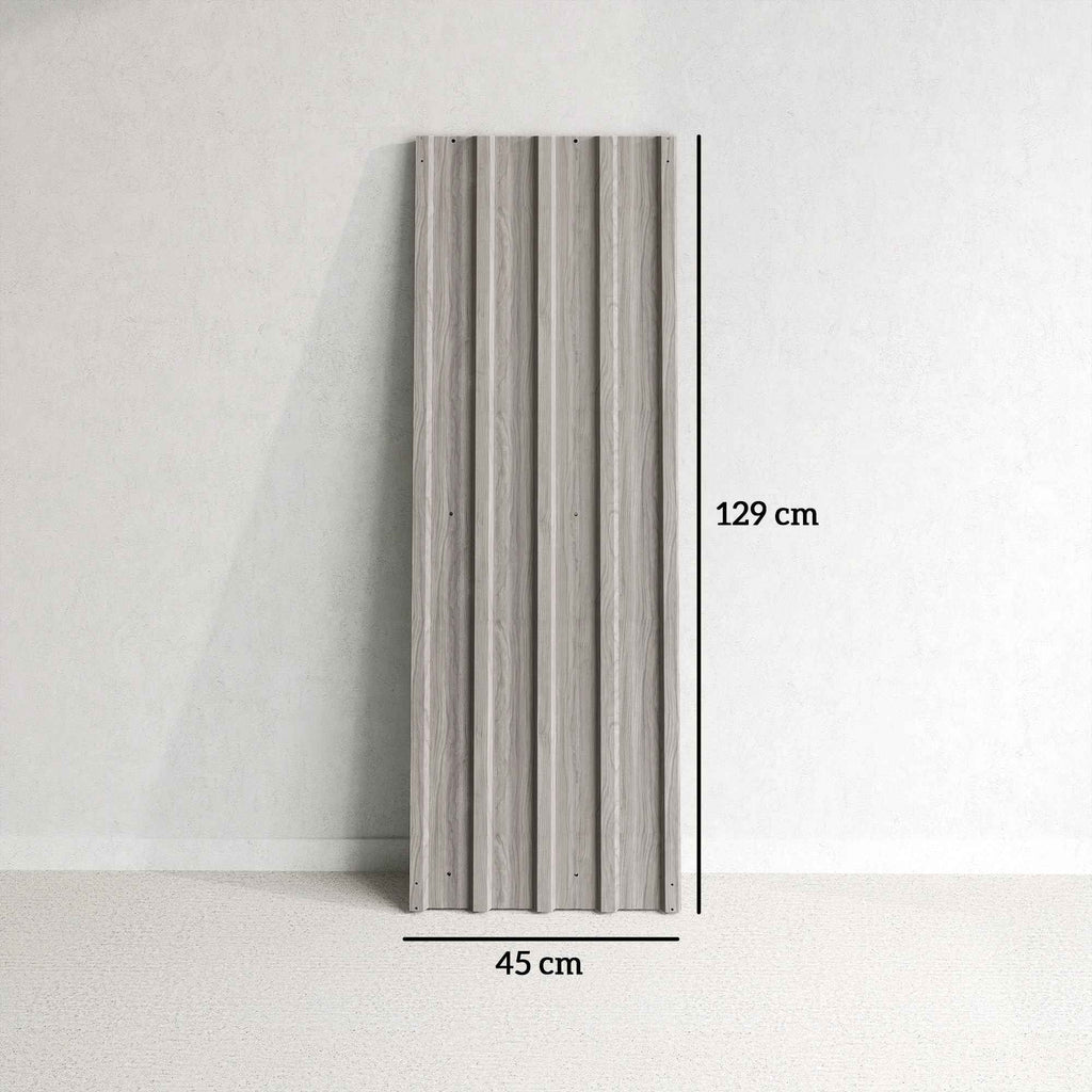 Outsunny Set of 12 Replacement Panels 129x45 cm for Garden Sheds in Grey Galvanized Steel