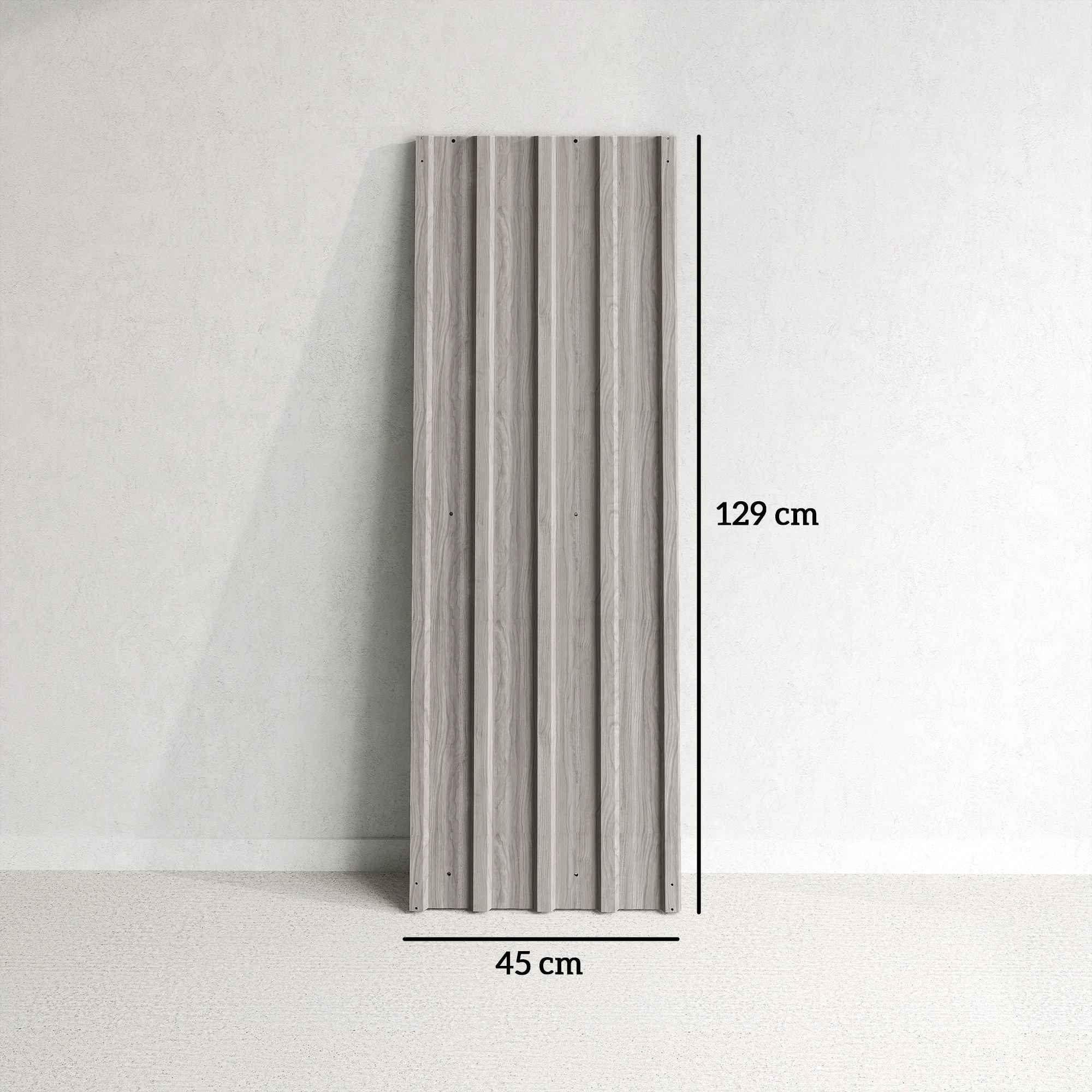 Outsunny Set of 12 Replacement Panels 129x45 cm for Garden Sheds in Grey Galvanized Steel