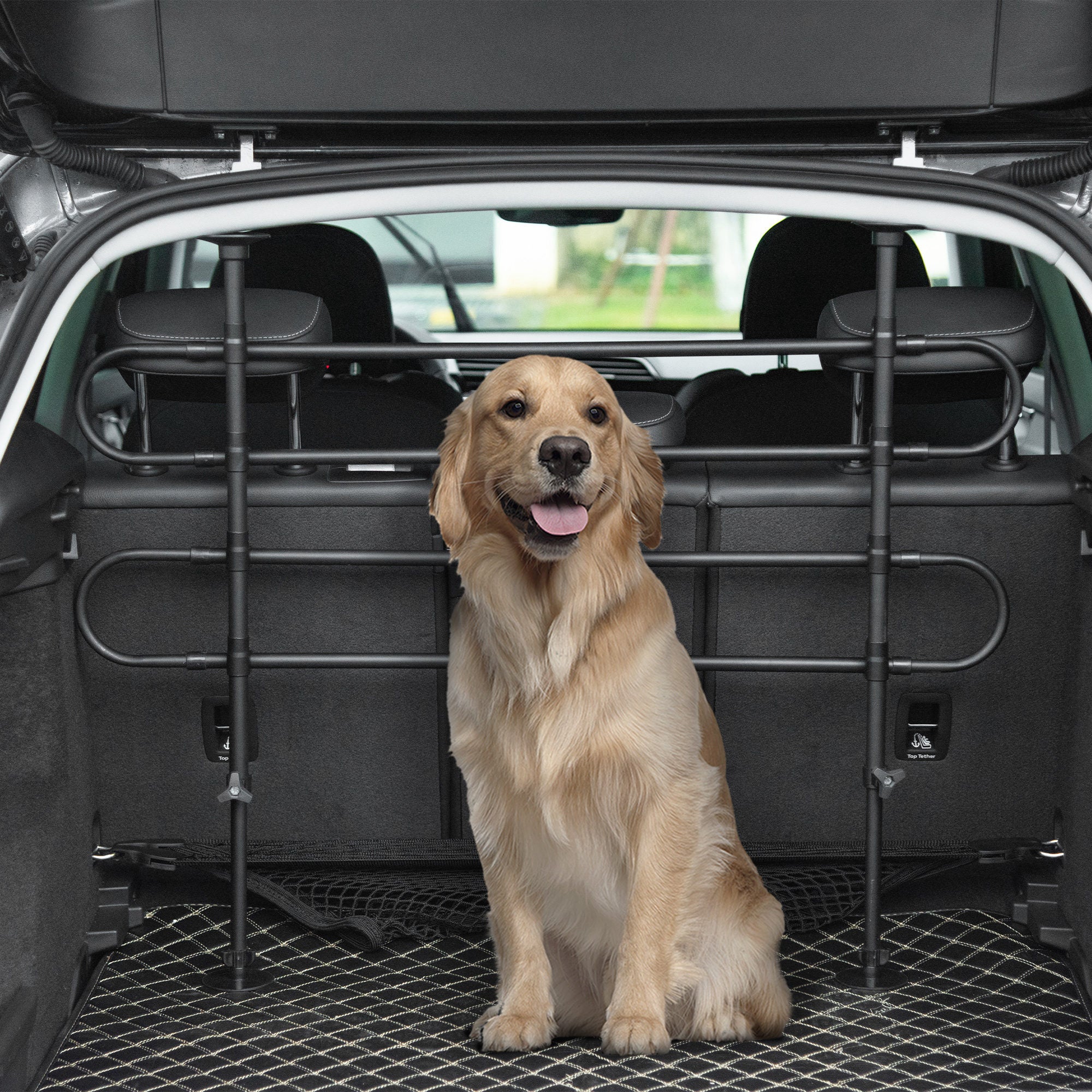 Adjustable Pet Guard for Any Car, Black