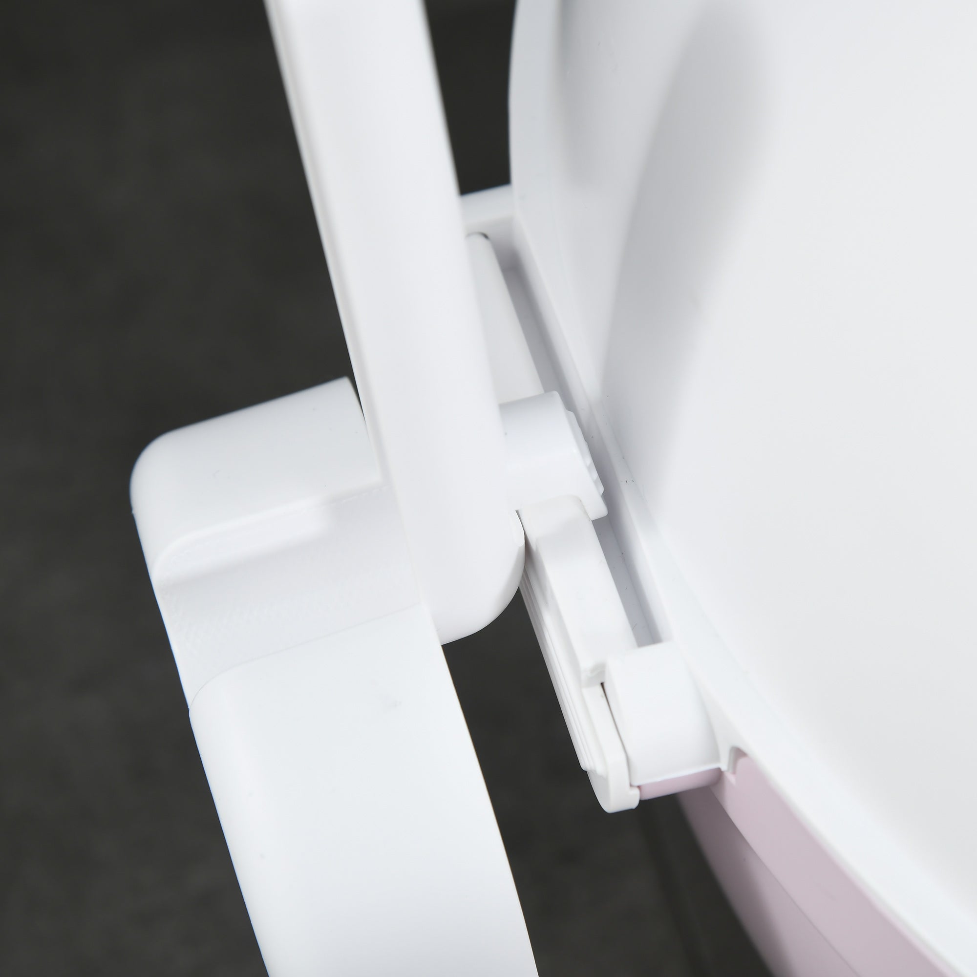 Cat Litter Box 4kg Max with Lid and Scoop Included, 53x51x48 cm, White and Pink