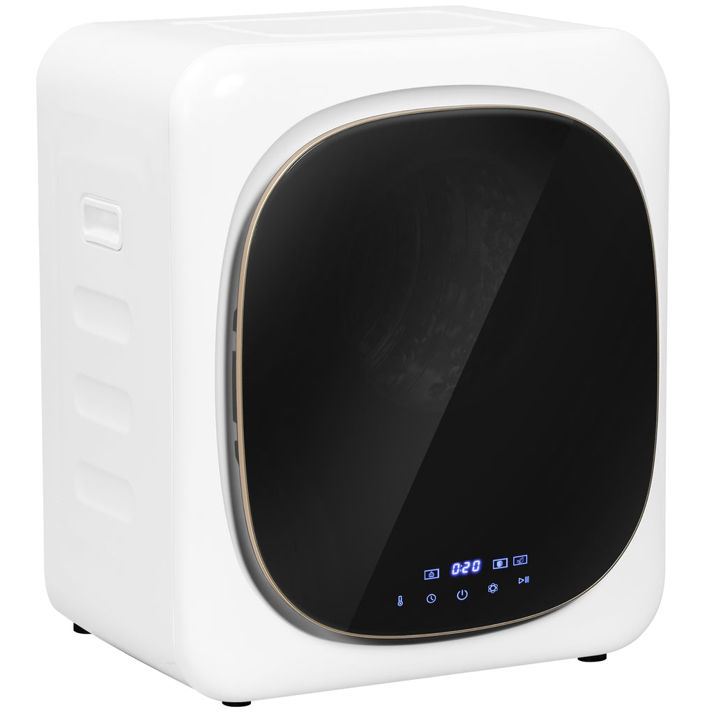 4kg Load Air Dryer with Timer and Smart Program, Stainless Steel and ABS, 48x40x56 cm, White