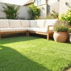 Outsunny Artificial Grass 1m x 4m, Synthetic Carpet with 10mm Height, Draining, Green