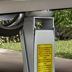 Hydraulic Jack Low Lift 8-38cm, Reinforced Steel with 2.5 Ton Capacity, Red