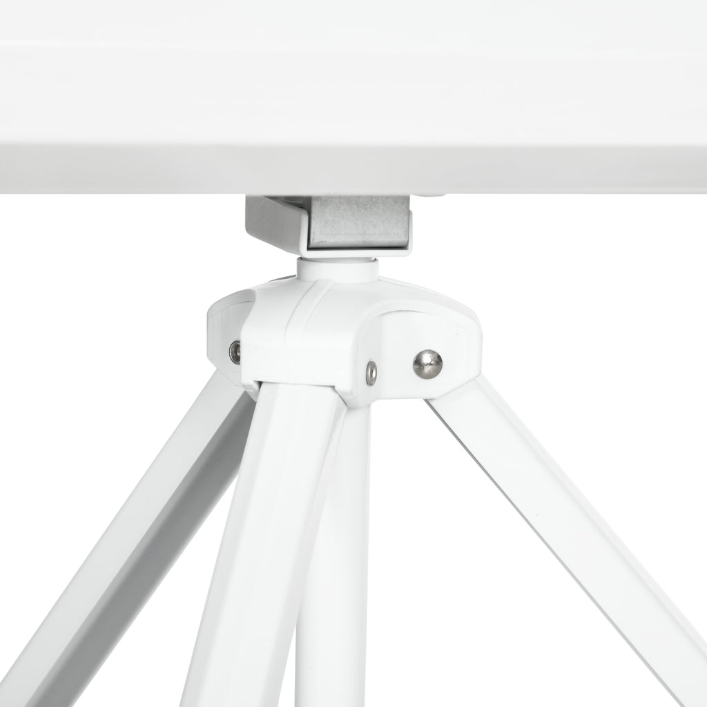 100" Foldable Projector Screen, 16:9 Format, Adjustable Tripod, 235.8 x 8 x 136 cm, White