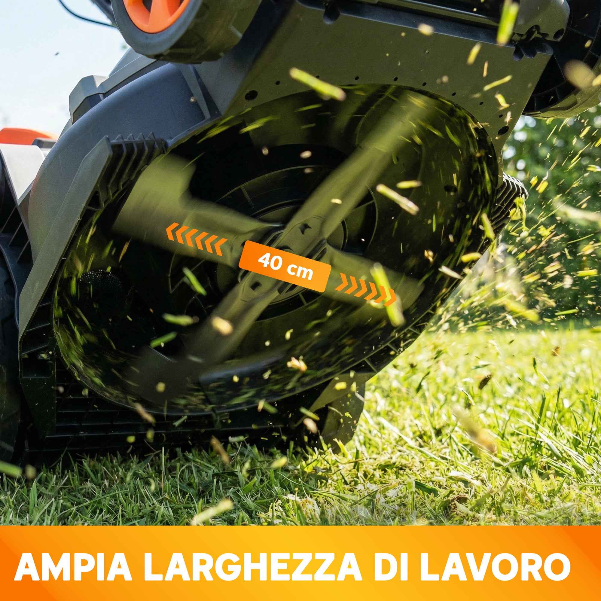 Outsunny 1800W Electric Lawn Mower with 50L Bag, Adjustable Handle, 6 Cutting Heights, Light Grey