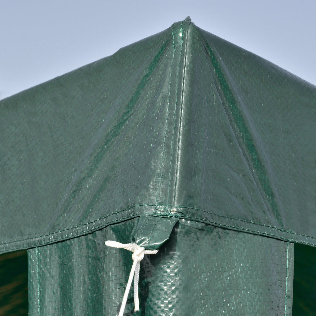 Garden Gazebo 3x3 m Foldable and Portable with Anti-UV Cover, Green