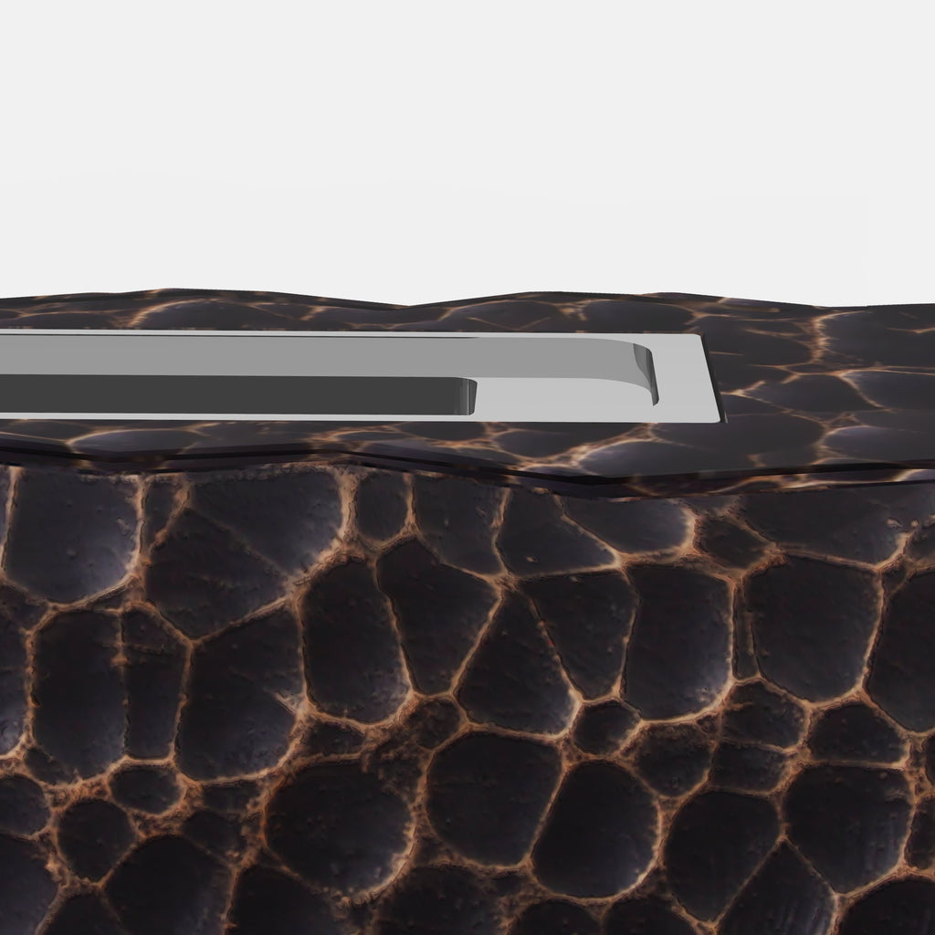 Tabletop Bioethanol Fireplace with 1.15L Burner and Glass Panel, 33x16x18cm, Black