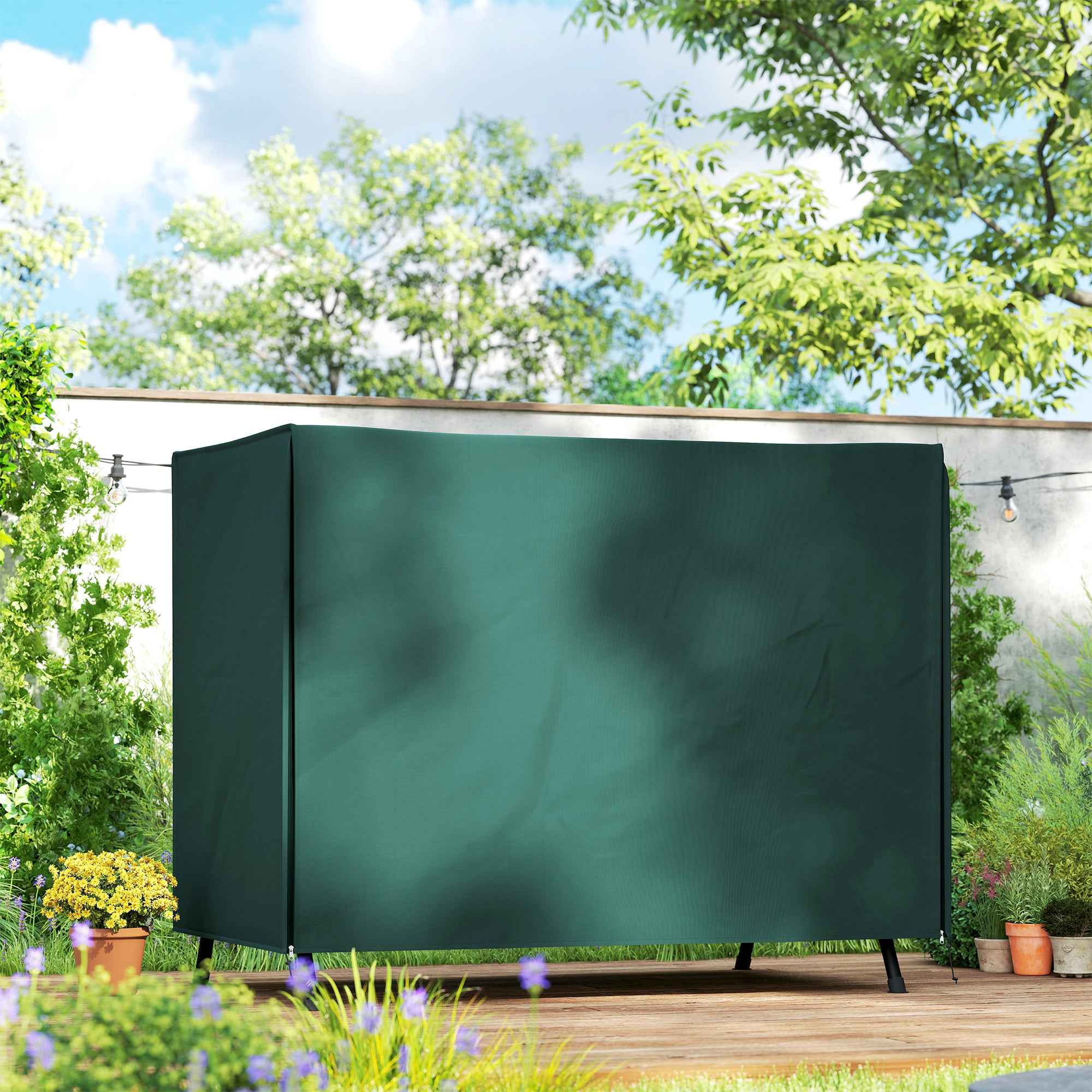 Outsunny Swing Cover Waterproof Oxford Fabric 205x124x164cm